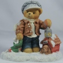 Cherished Teddies 352721 Rich Always Paws For Holiday Treats W Dog House