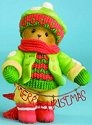 Cherished Teddies 4010082 Merry Christmas with Sign