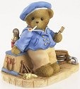 Cherished Teddies 4019311 Sea Captain Bear with Chest Figurine