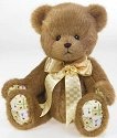 Cherished Teddies 4019571 Jointed Bear with Quilted Paws