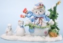 Cherished Teddies 4024352 Trimmed with the Love of Friendship Figurine