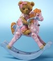 Cherished Teddies 4025790 Girl on Rocking Horse Figurine