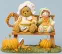 Cherished Teddies 4036331 Bear Sitting Bench E Figurine