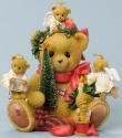 Cherished Teddies 4036893 Sitting Holiday Deco Figurine