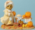 Cherished Teddies 4040455 Bear Figurine Pumpkins Corn