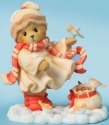 Cherished Teddies 4040457 Bear Feeding Birds Figurine