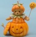 Cherished Teddies 4047367 Dressed Pumpkin Figurine