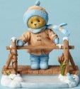 Cherished Teddies 4049732 On Bridge with Snow Figurine