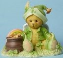 Cherished Teddies 4051037 Rainbow Pot of Gold Figurine