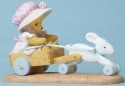 Cherished Teddies 4051038 Bunny Pulling Cart Figurine