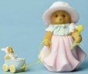 Cherished Teddies 4051040 Pulling Basket Tulip Figurine