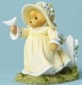 Cherished Teddies 4051041 Holding Bird Fence Figurine