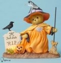 Cherished Teddies 4053447 Witch Broom Lited LE Figurine