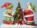 Cherished Teddies 4053453 Elves Decorating Tre Figurine