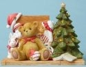 Cherished Teddies 4053470 Musical Toy Box IC Lite Bear Figurine