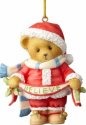 Cherished Teddies 4059135 Annual Santa Ornament