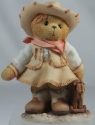 Cherished Teddies 466271 Sierra You're My Partner Cowgirl with Toy Cow