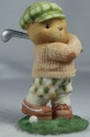 Cherished Teddies 476161 Arnold You Putt Me In A Great Mood Golfer Figurine