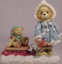 Cherished Teddies 912840 Mary Pulling Sled Figurine