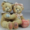 Cherished Teddies 916277 Beary Best Friends Figurine