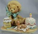 Cherished Teddies 950459 Anna Hooray For You with Honey Pot Figurine