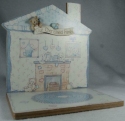 Cherished Teddies CRT014 Our Cherished Family Wood House Shape Displayer 