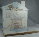 Cherished Teddies CRT014 Our Cherished Family Wood House Shape Displayer