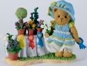 Cherished Teddies CT1201X MOFGirl Flowers 1st Figurine