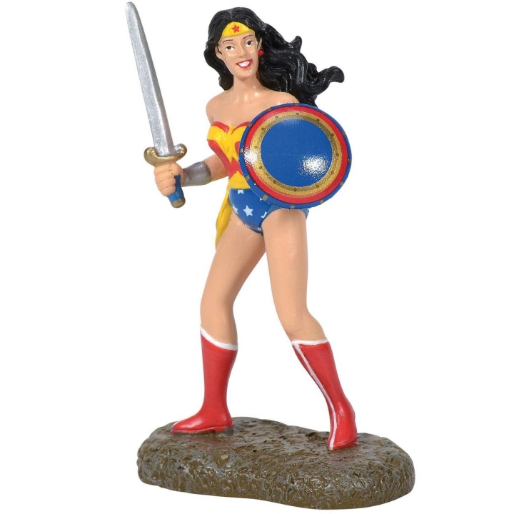 DC Comics by Department 56 6005633 Wonder Woman with Shield Figurine