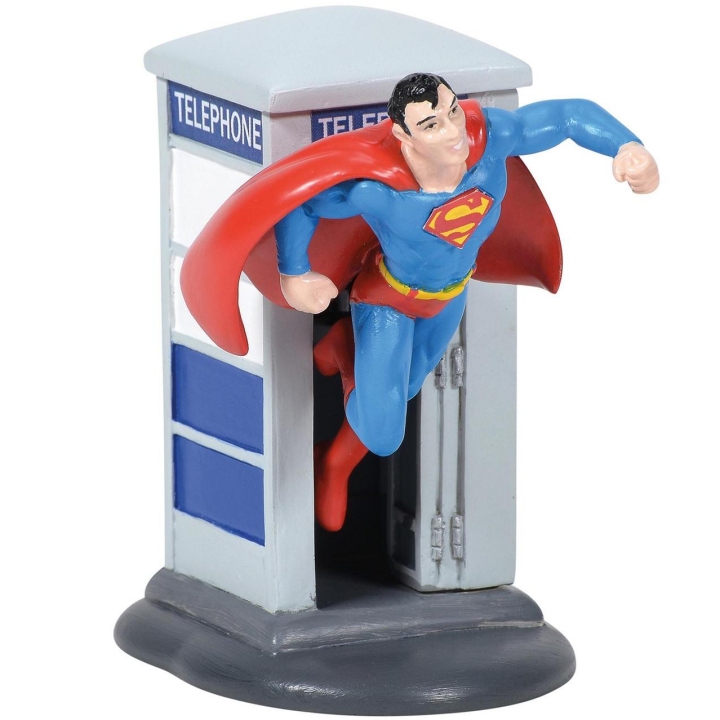 DC Comics by Department 56 6005634 Superman in Phone Booth Figurine