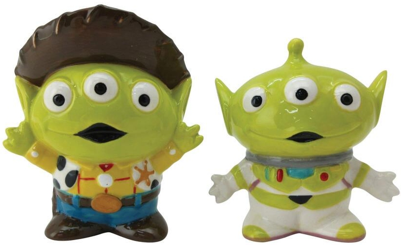 Disney by Department 56 6008689 Toy Story Aliens Salt and Pepper Shakers