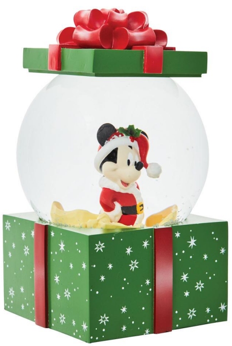 Disney by Department 56 6011296N Mickey Christmas Gift Waterball