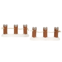 Disney by Department 56 6015590N Wharf Fencing Set of 2