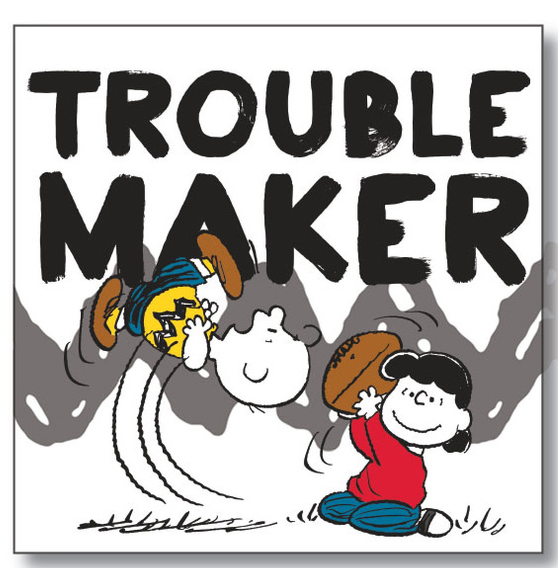 Peanuts by Department 56 6002601 Trouble Maker magnet