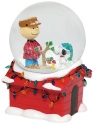 Peanuts by Department 56 5056999 Charlie Brown Christmas Musical Globe