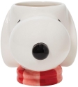 Peanuts by Department 56 6011521N Snoopy Sculpted 18 Ounce Mug Set of 2