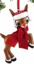 Rudolph by Department 56 4051611 Rudolph In A Hat and Scarf