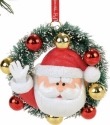 Rudolph by Department 56 4057977 Santa In A Wreath Ornament