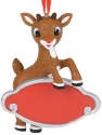 Rudolph by Department 56 6000321 Personalizable Ornament