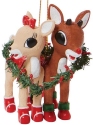 Rudolph by Department 56 6009082 Rudolph and Clarice Ornament