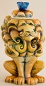 DaNisha Sculpture M020 Valentino Lion with Lid