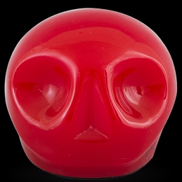 D'Argenta Studio Resin Art RV29Red Tzompantli 1 - Skull - Red