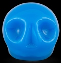 D'Argenta Studio Resin Art RV29Blue Tzompantli 1 - Skull - Blue