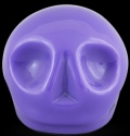D'Argenta Studio Resin Art RV29Purple Tzompantli 1 - Skull - Purple