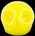 D'Argenta Studio Resin Art RV29Yellow Tzompantli 1 - Skull - Yellow