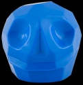 D'Argenta Studio Resin Art RV31Blue Tzompantli 2 - Skull - Blue