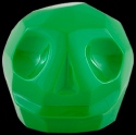D'Argenta Studio Resin Art RV31Green Tzompantli 2 - Skull - Green