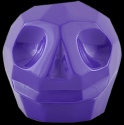 D'Argenta Studio Resin Art RV31Purple Tzompantli 2 - Skull - Purple