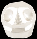 D'Argenta Studio Resin Art RV31Silver Tzompantli 2 - Skull - .999 Silver Plated
