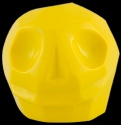 D'Argenta Studio Resin Art RV31Yellow Tzompantli 2 - Skull - Yellow